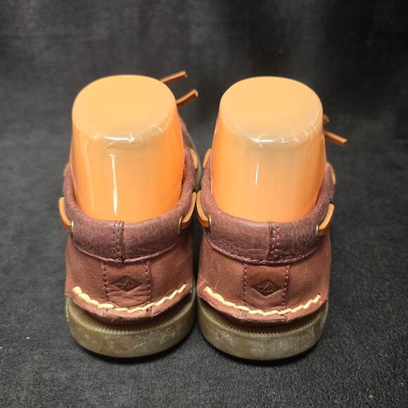 Sperry Burnt Henna E-21 Leather Loafer Boat Shoes STS86654 - Picture 6 of 10